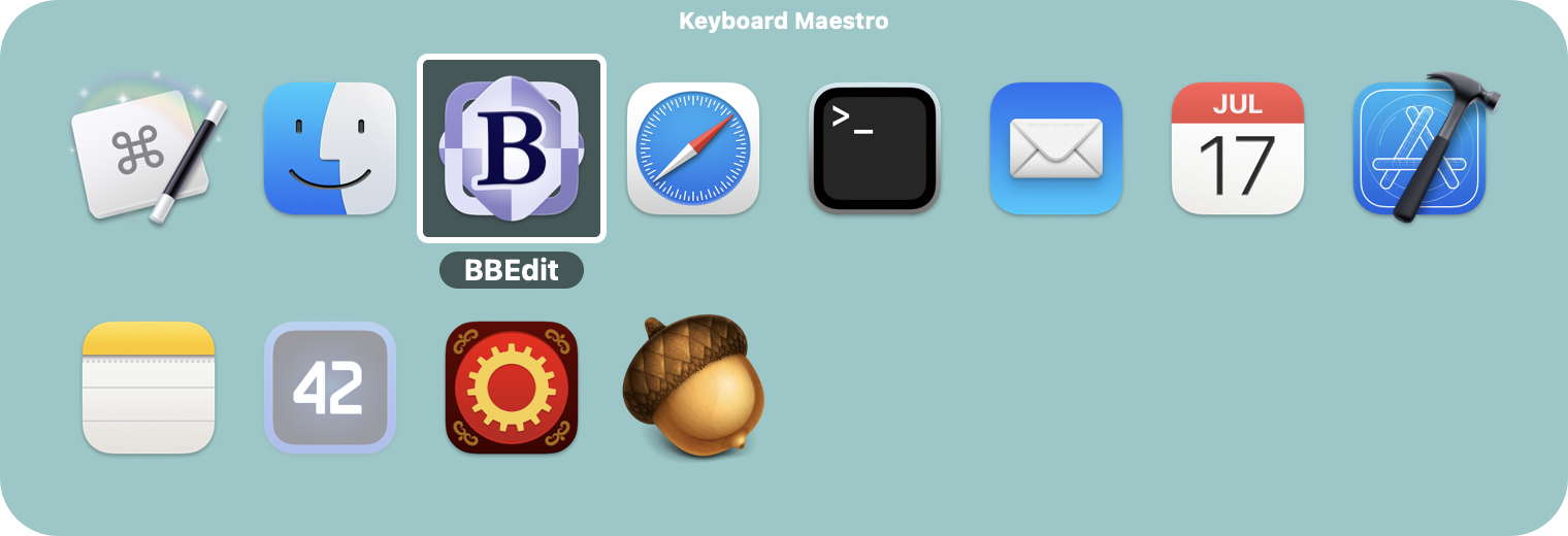  Application Switcher Window 