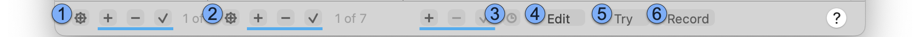  Editor Bottom Toolbar 